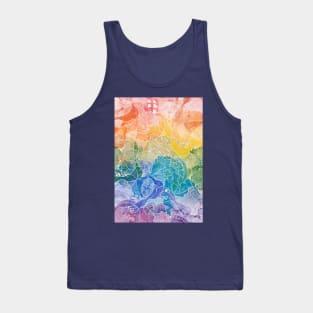 Rainbow Zentangle Tank Top